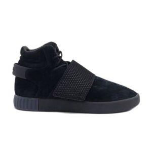 adidas Tubular Invader Strap Sneakers Black White BB1169