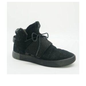 adidas Tubular Invader Strap J Triple Black Black BA7330