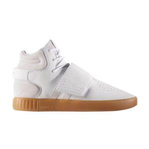 adidas Tubular Invader Strap White Gum Sneakers Black BY3629