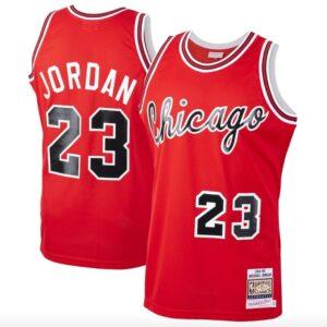 Basketball Jersey 1984-85 Chicago Bulls #23 Michael Jordan Mitchell & Ness Rookie Authentic Red Jersey 577701