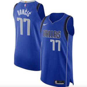 Basketball Jersey 2020-21 Dallas Mavericks #77 Luka Doncic Nike Authentic Icon Blue Jersey 584353