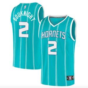 Basketball Jersey 2021-22 Charlotte Hornets #2 James Bouknight Fast Break Icon Teal Jersey 576014