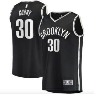 Basketball Jersey 2022-23 Brooklyn Nets #30 Seth Curry Fast Break Icon Black Jersey Black 574008