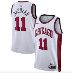 Basketball Jersey 2022-23 Chicago Bulls #11 DeMar DeRozan  Swingman City White Jersey 577370