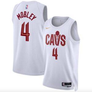 Basketball Jersey 2022-23 Cleveland Cavaliers #4 Evan Mobley Nike Association White Jersey 583425