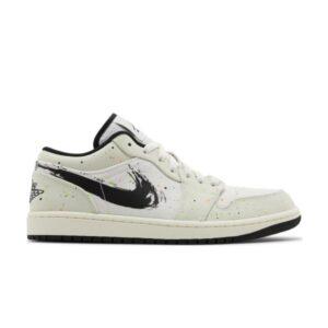 Air Jordan 1 Low Brushstroke Swoosh Paint Splatter DM3528 100