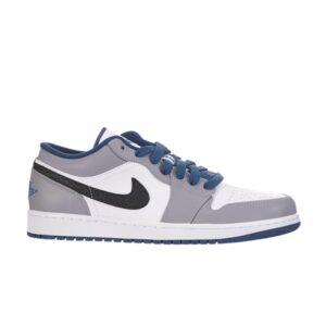 Air Jordan 1 Low Cement True Blue Multicolor 553558 103