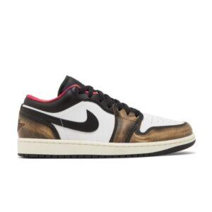 Air Jordan 1 Low SE Wear-Away Tan Sneakers DQ8422 001