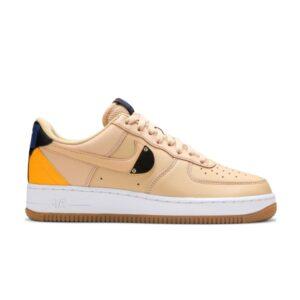 NBA x Nike Air Force 1 '07 LV8 Sesame University Gold Cream CT2298 200