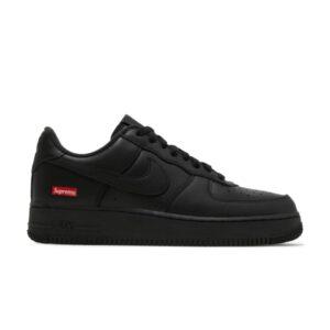 Supreme x Nike Air Force 1 Low Box Logo Black CU9225 001