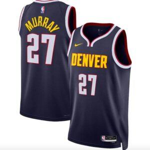 Basketball Jersey 2022-23 Denver Nuggets #27 Jamal Murray Nike Icon Navy Jersey 590136