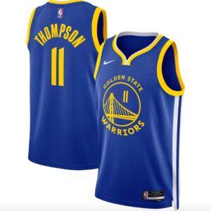 Basketball Jersey 2022-23 Golden State Warriors #11 Klay Thompson Nike Icon Royal Jersey 595372