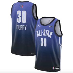 Basketball Jersey 2023 NBA All-Star Game Stephen Curry #30 Jordan Brand Swingman Blue Jersey 594814