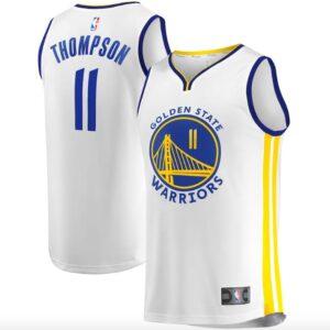 Basketball Jersey 2022-23 Golden State Warriors #11 Klay Thompson Fast Break Association White Jersey 598062