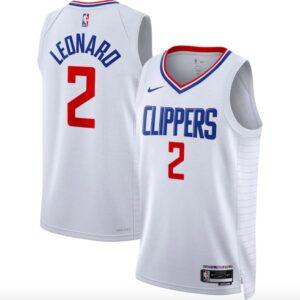 Basketball Jersey 2022-23 LA Clippers #2 Kawhi Leonard Swingman Association White Jersey Tang 606659