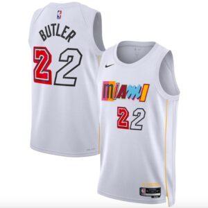 Basketball Jersey 2022-23 Miami Heat #22 Jimmy Butler Swingman City White Jersey 607364