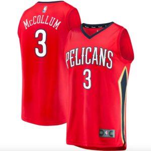 2022-23 New Orleans Pelicans #3 C.J. Basketball Jersey McCollum Fastbreak Statement Red Jersey 609882