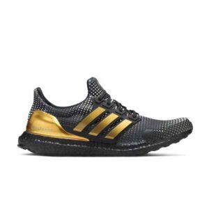 Pat Mahomes x adidas UltraBoost DNA Black Gold Sneakers Green H02868