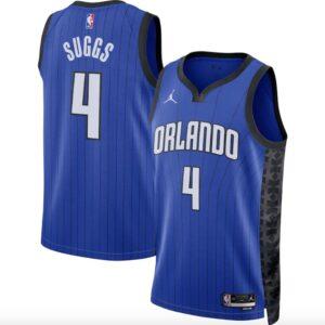 Basketball Jersey 2022-23 Orlando Magic #4 Jalen Suggs Swingman Statement Blue Jersey 616466