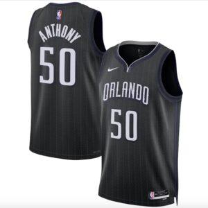 Basketball Jersey 2022-23 Orlando Magic #50 Cole Anthony Swingman City Black Jersey Black 613483