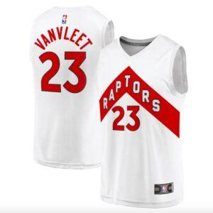 Basketball Jersey 2022-23 Toronto Raptors #23 Fred VanVleet Fast Break Association White Jersey 621235