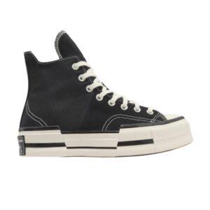 Converse Chuck 70 Plus High Black White Sneakers Orange A00916C