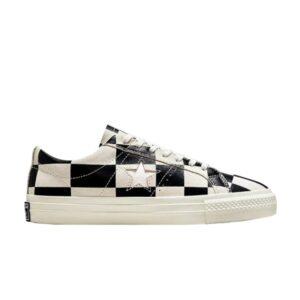 Converse One Star Low Warped Board Sneakers – White Black 172352C