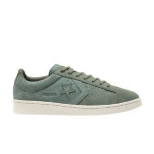 Converse Pro Leather Low Earth Tone Suede – Lily Pad 167889C