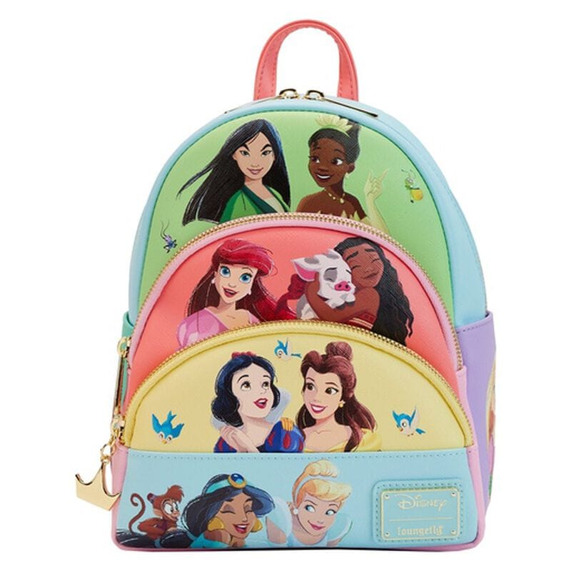 Backpack Disney Princess Triple Pocket Mini Backpack 639005