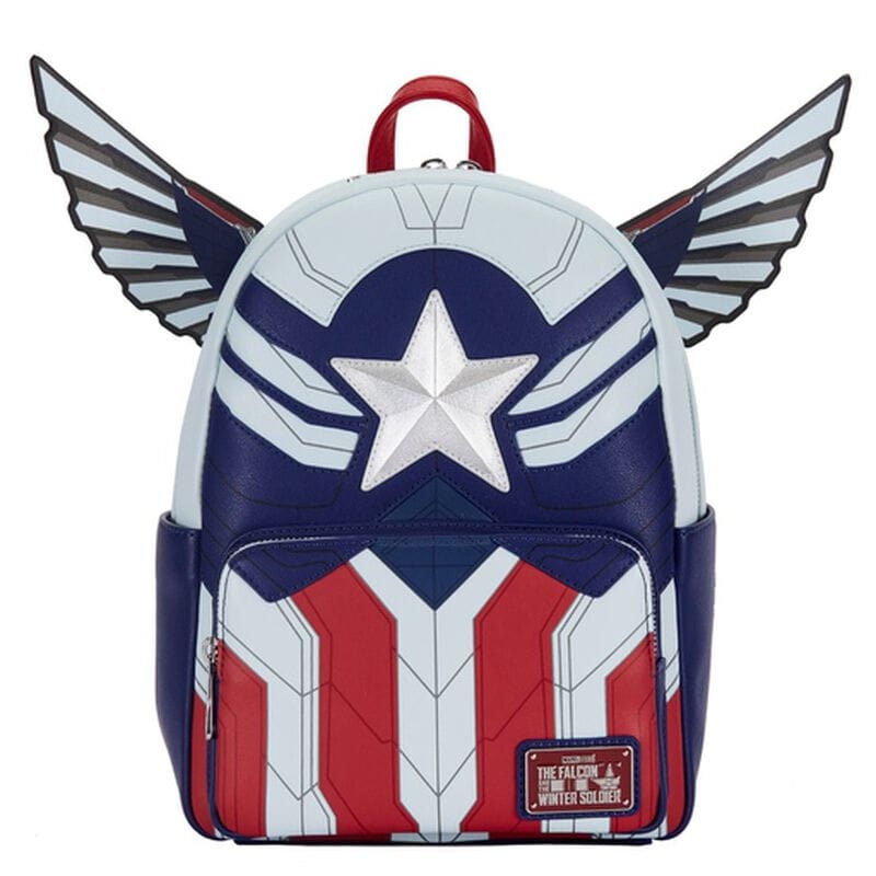 Backpack Falcon Captain America Cosplay Mini Backpack White 636063