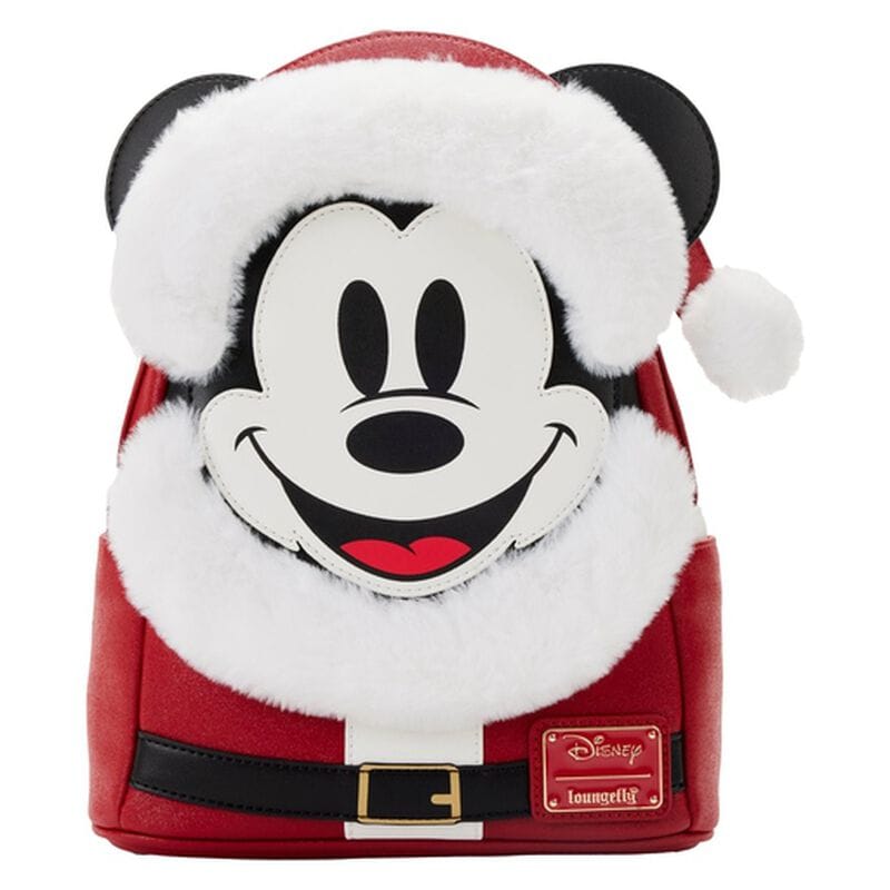 Backpack Glitter Mickey Mouse Santa Mini Backpack 639047