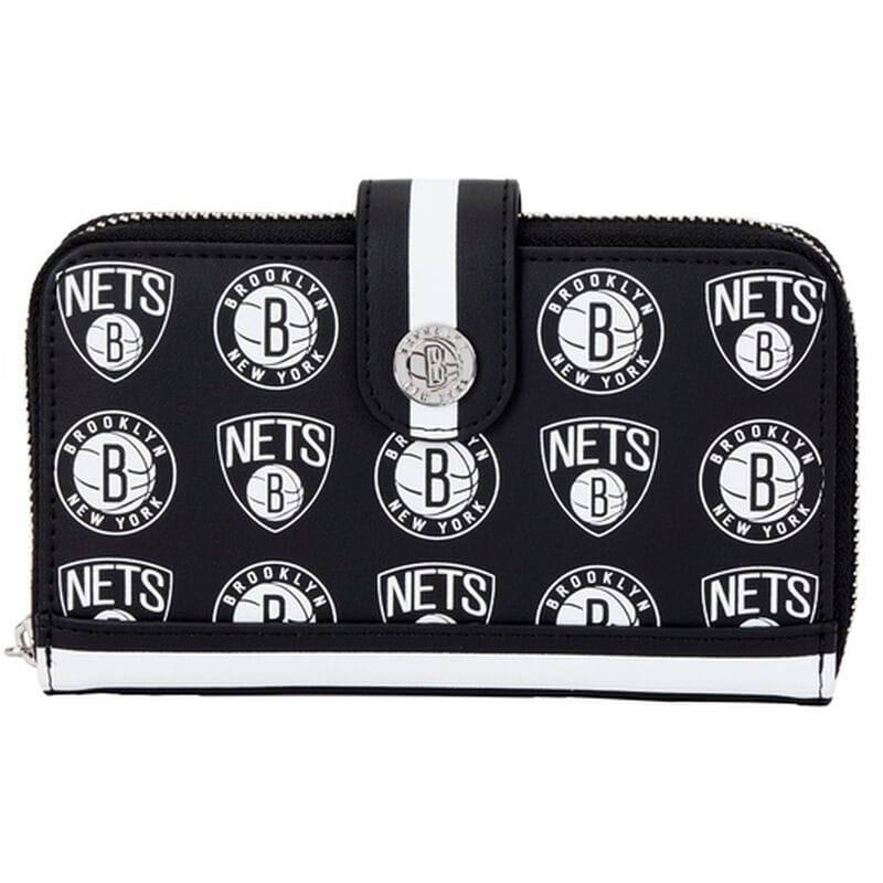 NBA Brooklyn Nets Logo Zip Around Wallet 632418