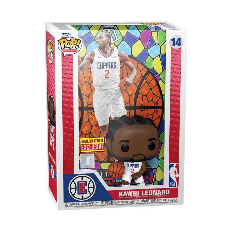 Set of Pop! Trading cards Kawhi Leonard (Mosaic Prisms) Orange 631683