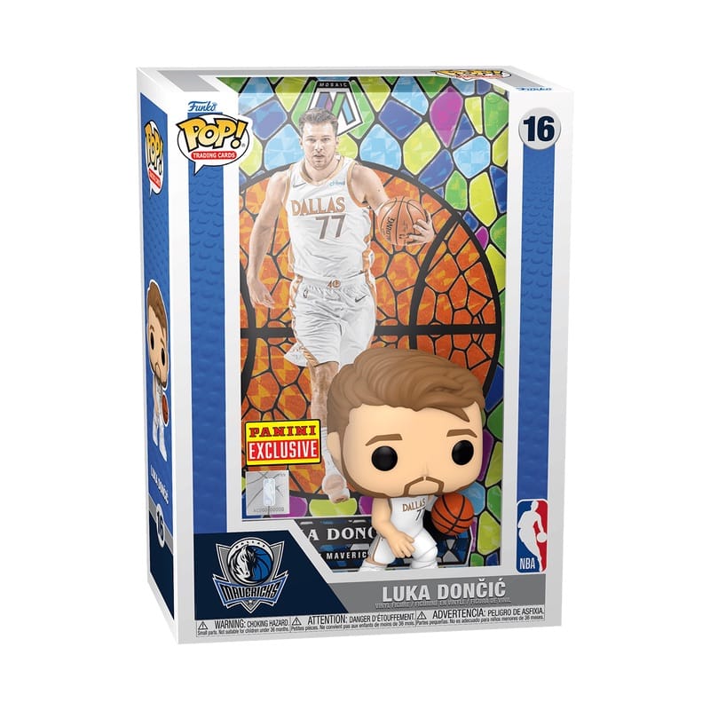 Set of Pop! Trading cards Luka Doncic (Mosaic Prisms) Blue 631669