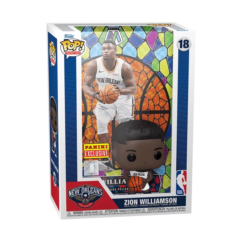 Set of Pop! Trading cards Zion Williamson (Mosaic Prisms) Orange 631673