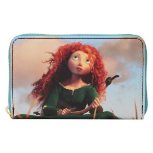 Brave Princess Scenes Zip Around Wallet Blue 644390