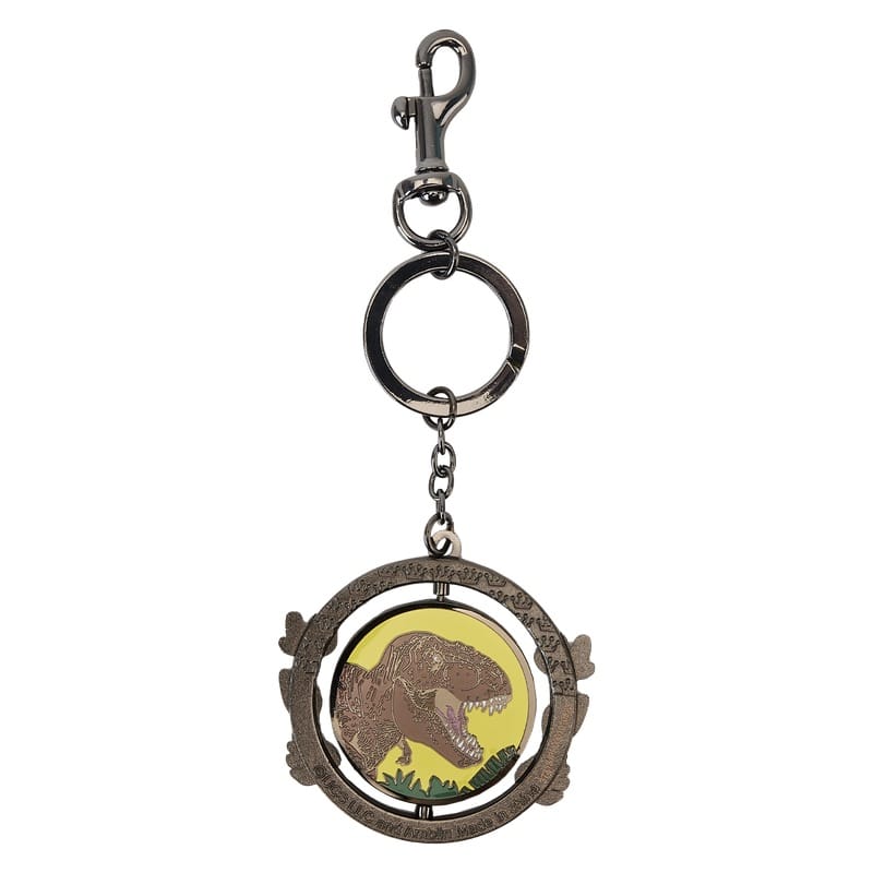 Jurassic Park Spinning Keychain Black 653691