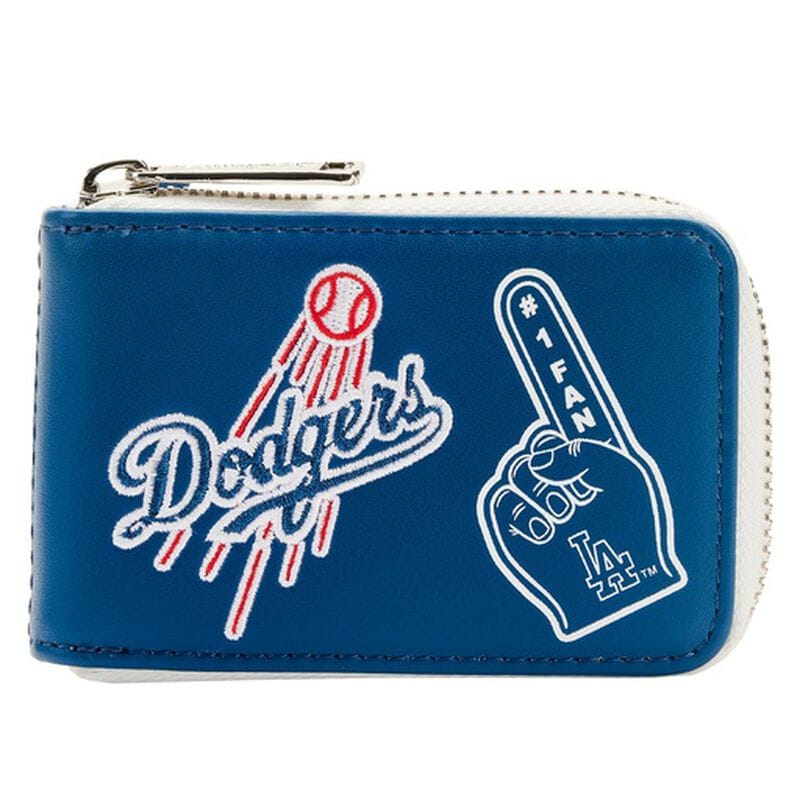 MLB LA Dodgers Patches Accordion Wallet Red 653570