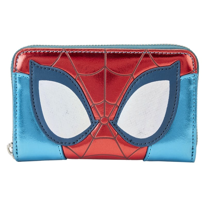 Marvel Metallic Spider-Man Zip Around Wallet 643600