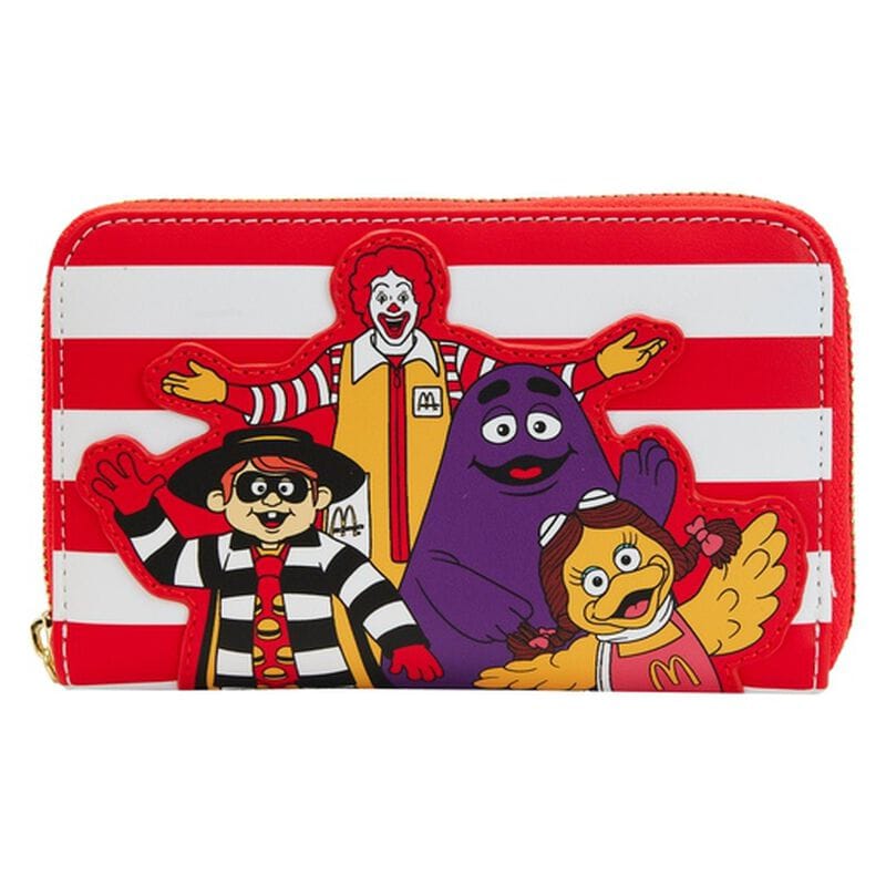 McDonald's Ronald McDonald and Friends Zip Around Wallet 645055