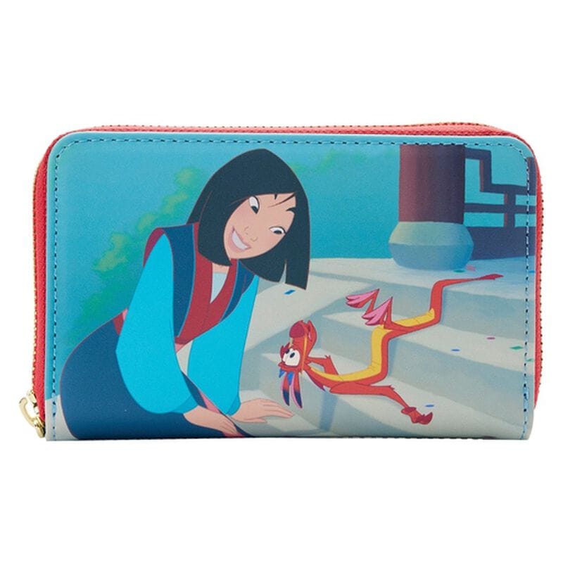 Mulan Princess Scene Zip Around Wallet 652271