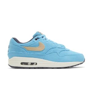 Nike Air Max 1 Premium Baltic Blue Corduroy Sneakers FB8915 400