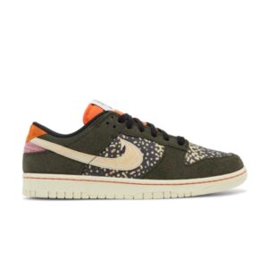 Nike Dunk Low SE Rainbow Trout Sequoia/Safety Orange/Desert Berry/Alabaster FN7523 300