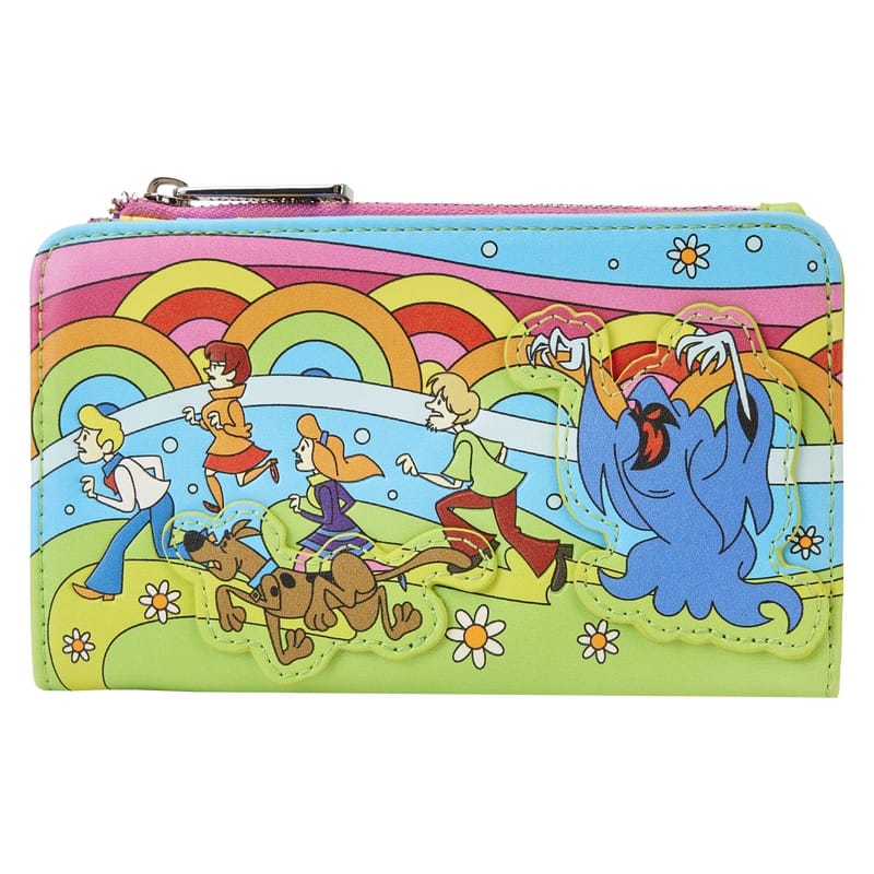 Scooby-Doo Psychedelic Monster Chase Glow Flap Wallet 644310