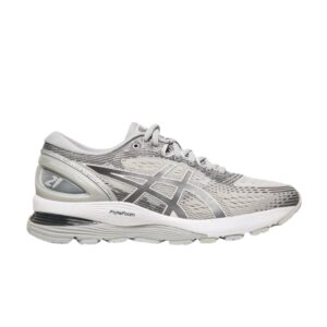 Sneakers Wmns Asics Gel Nimbus 21 Wide Mid Gray Silver Blue 1012A155 020