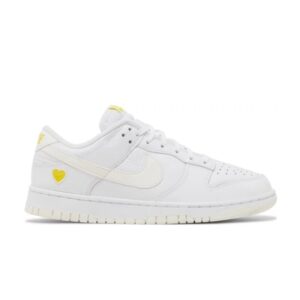 Sneakers Wmns Nike Dunk Low Valentine's Day – Yellow Heart White/Sail/Opti Yellow FD0803 100