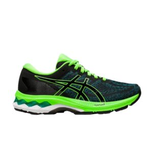 Asics Gel Kayano 27 GS Black Green Gecko Sneakers 1014A145 001