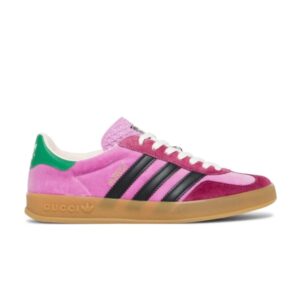 Gucci x adidas Pink Velvet Sneakers Blue HQ8852