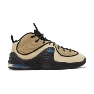 Stussy x Nike Air Penny 2 Rattan Limestone Sneakers DX6934 200