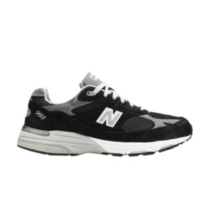 Sneakers New Balance 993 Made in USA 4E Wide Black White White MR993BK 4E